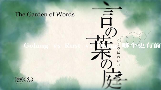 Golang vs Rust vs Dlang 哪个更有前途，哪位大牛这 3 门语言都用过？