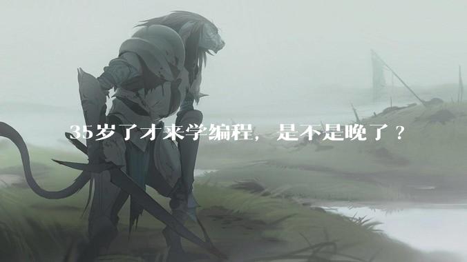 35岁了才来学编程，是不是晚了?