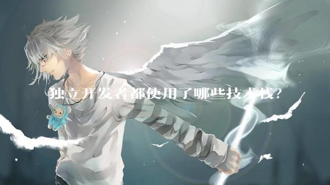 独立开发者都使用了哪些技术栈？